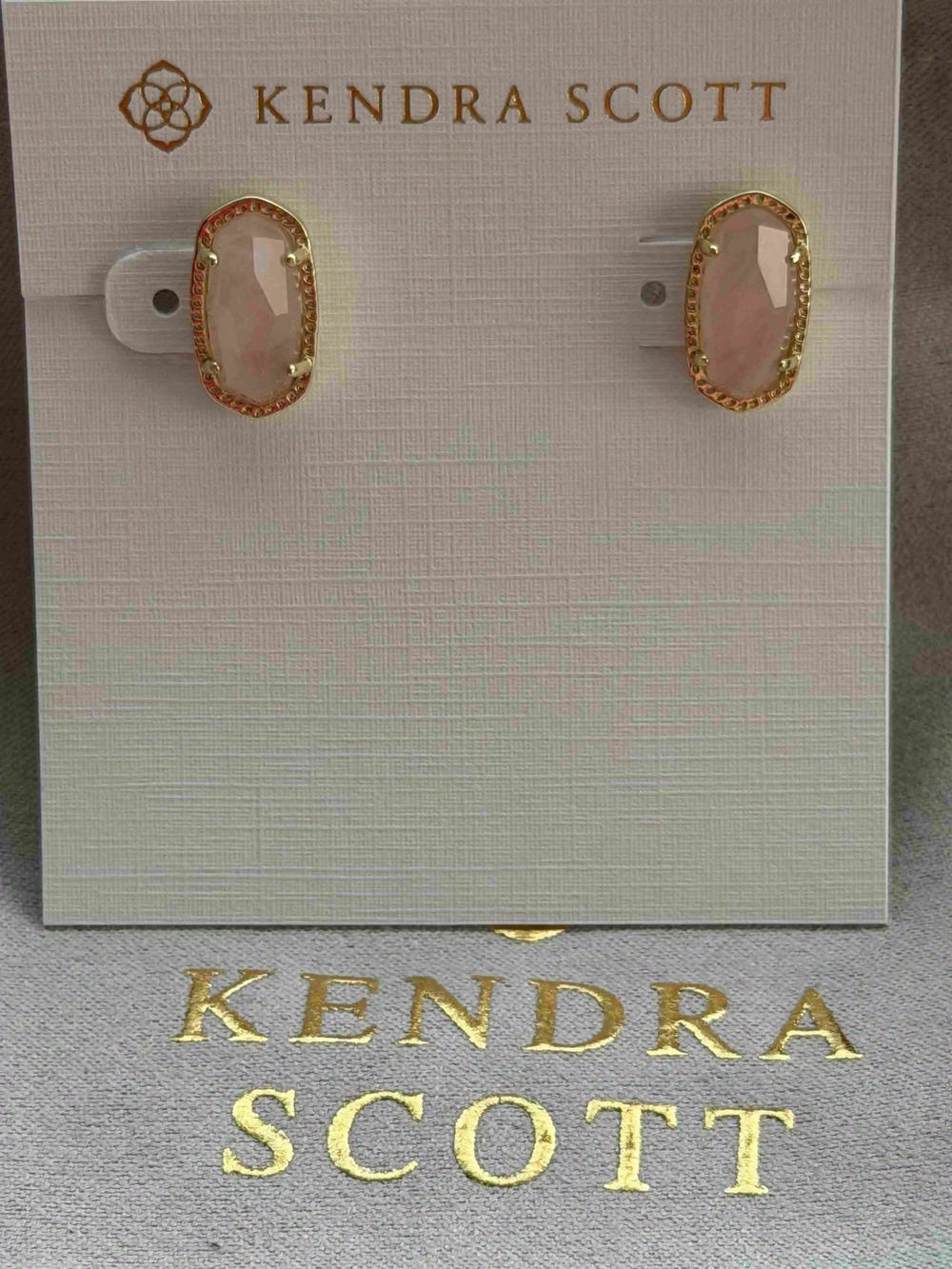 Kendra Scott Ivory Pearl Pink Earrings